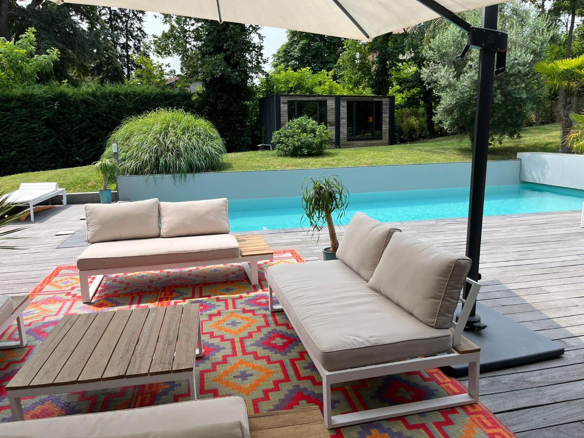 Villa Piscine A Proximite De Lyon Chaponost Ngoại thất bức ảnh